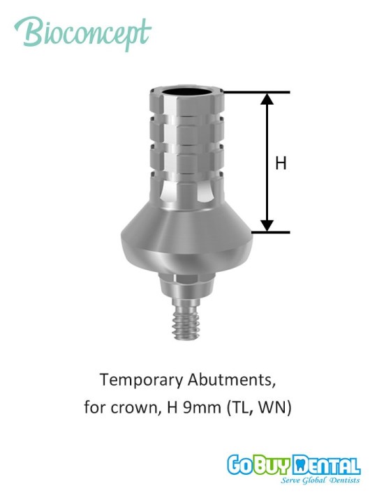 Bioconcept BC Tissue Level Temporary Abutment Compatible Straumann