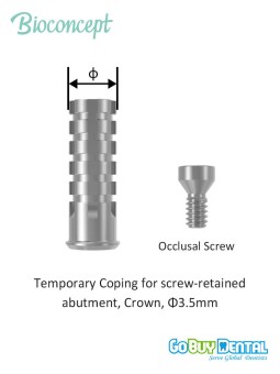 Bioconcept BC Bone Level Temporary Coping for MUA Compatible Straumann