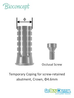 Bioconcept BC Bone Level Temporary Coping for MUA Compatible Straumann