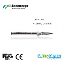 Bioconcept BV System Twist Drill φ2.0mm, length 8.5mm