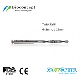 Bioconcept BV System Twist Drill φ2.0mm, length 15mm