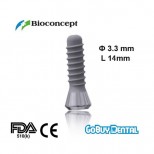 Standard Implants Ф 3.3 mm- L 14mm (Regular Neck Ф 4.8 mm) 