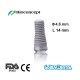 Straumann Tissue Level Compatible Tapered Effect Implants Ф 4.8 mm- L 14mm (Wide Neck Ф 6.5 mm) 