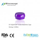 OT EQUATOR® Violet Retentive Caps, Strong 5.95lb