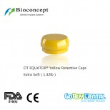 OT EQUATOR® Smartbox Yellow Retentive Caps, Extra Soft 1.32lb/0.6kg