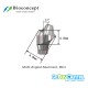 Bioconcept Hexagon Mini Multi-angled abutment φ4.8mm, gingival height 4.0mm, Angled 17°(337150)