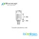 Bioconcept Hexagon NC transfer abutment φ4.5mm, gingival height 1mm, height 5.5mm