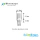 Bioconcept Hexagon NC transfer abutment φ4.5mm, gingival height 4mm, height 5.5mm