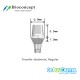 Bioconcept Hexagon RC transfer abutment φ6.0mm, gingival height 5mm, height 5.5mm