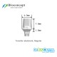 Bioconcept Hexagon RC transfer abutment φ6.0mm, gingival height 1mm, height 7.0mm