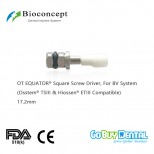 OT EQUATOR® Square Screw Driver, L17.2mm