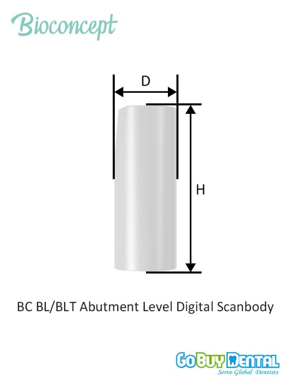 Bioconcept BC BL(T) Abutment Level Digital Scanbody Compatible Straumann