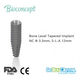 Bioconcept Straumann Compatible Tapered Bone Level Implant NC, Ø3.3mm, L12mm(115030)