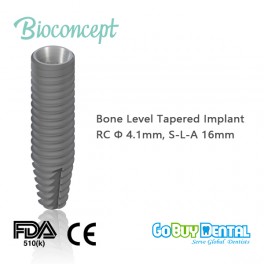 Bioconcept Straumann Compatible Tapered Bone Level Implant RC, Ø4.1mm, L16mm(116050)