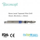 Bone Level Tapered Pilot drill , short, φ2.2mm, length 33.0mm (151010)