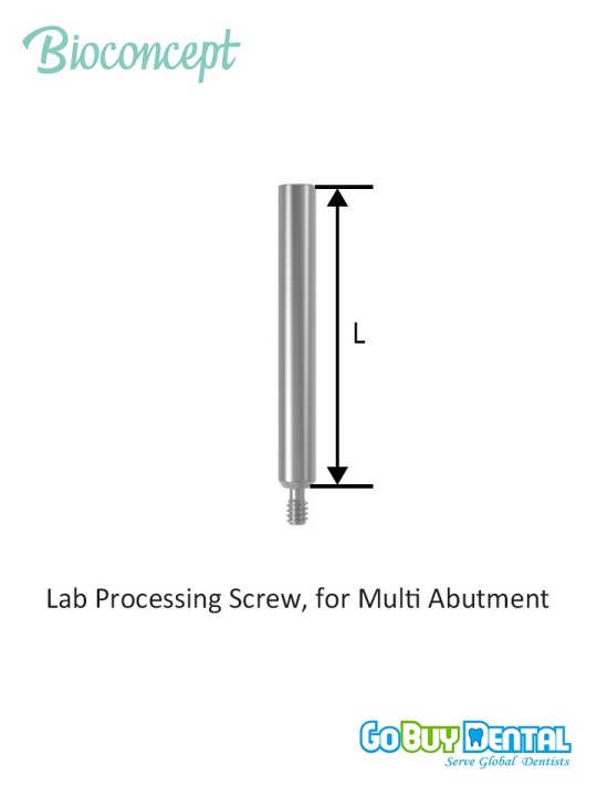 Bioconcept BC BL(T) Lab Processing Screw for MUA Compatible Straumann