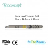 Bone Level Tapered Twist Drill-1,short, φ2.8mm, length 33.0mm (151030)