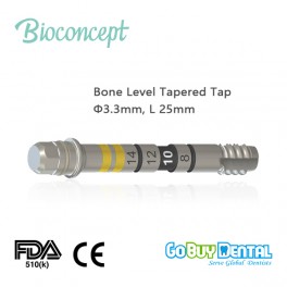 Bone Level Tapered tap for adapter, φ3.3mm, length 25.0mm (151150)