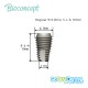 Bioconcept Regular implant φ6mm, S-L-A 10mm