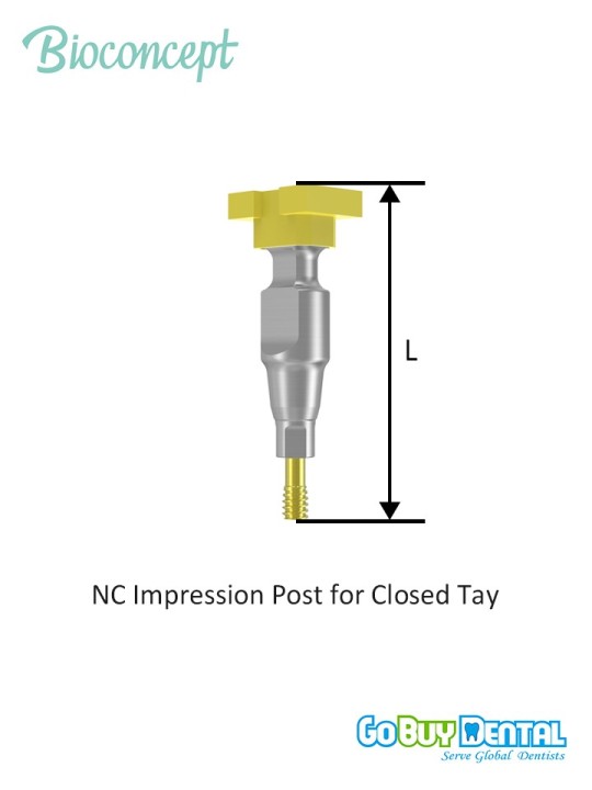 Bioconcept BC BL(T) Implant Level Impression Post Compatible Straumann