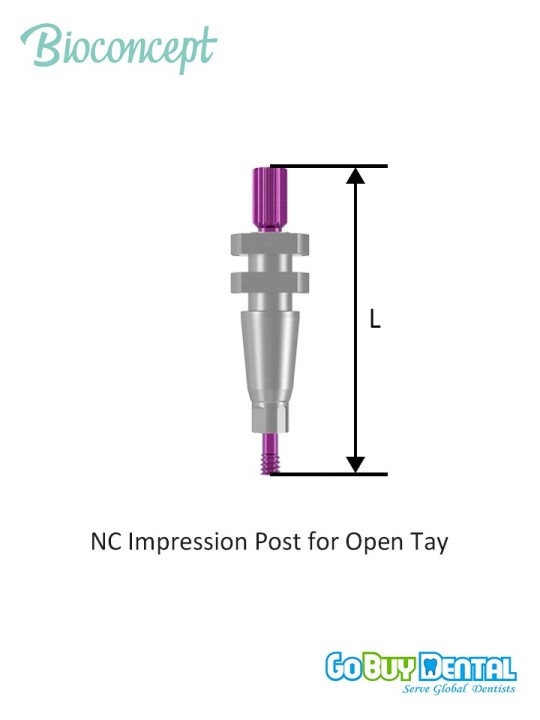 Bioconcept BC BL(T) Implant Level Impression Post Compatible Straumann