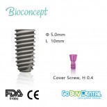 Bioconcept RC standard implant φ5.0mm, S-L-A 10mm(314040)