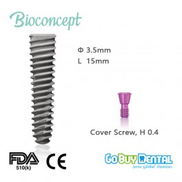 Bioconcept NC Mini implant φ3.5mm, S-L-A 15mm(311050)