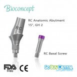 RC Anatomic Abutment Height 8mm,15°, Gingival Height2.0mm