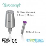 RC Meso Abutment Φ 8mm, Height 13.4mm