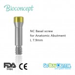 NC Basal screw, for titanium alloy abutments, length 7.9mm