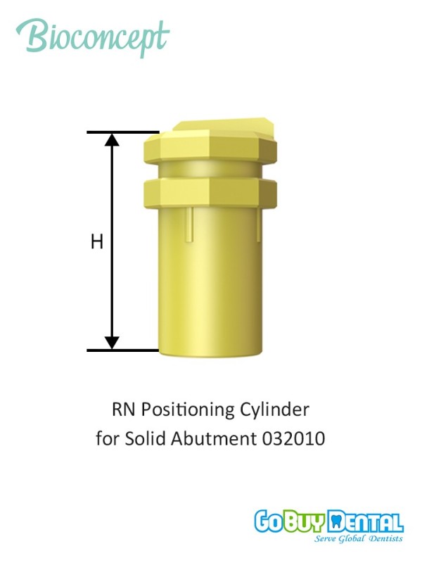 Bioconcept BC Tissue Level Positioning Cylinder for Solid Abutment Compatible Straumann