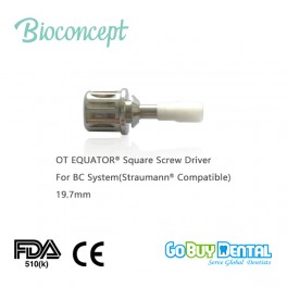OT EQUATOR® Square Screw Driver for Strauman® Compatible BC System , L19.7mm