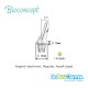 Bioconcept Hex RC angled abutment φ5.0mm, gingival height 2mm, Angled 17°, type A