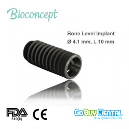 Bioconcept Straumann Compatible Bone Level Implant, Ø 4.1 mm, L 10 mm (RC)
