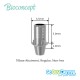 Bioconcept TiBase Abutment, Regular, Non-Hex, φ4.5mm, GH1mm, H5mm(813070N)