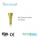 NC Closure Screw, height 0.5mm