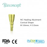 NC Healing Abutment, conical, Diameter 3.6, Height 3.5 