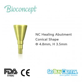 NC Healing Abutment, conical, Diameter 4.8, Height 3.5 