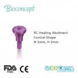 RC Healing Abutment, conical shape, Φ5mm, H2mm