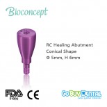 RC Healing Abutment, conical shape, Φ5mm, H6mm(122230)