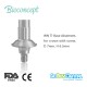 Bioconcept digital Ti-Base for Straumann Tissue Level WN with screw, for crown, D7.0mm, H6.5mm