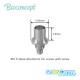 Bioconcept digital Ti-Base for Straumann Tissue Level RN with screw, for crown, D5.05mm, H4mm
