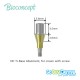 Bioconcept digital Ti-Base for Straumann Bone Level NC with screw, for crown, D3.8mm, GH2mm,H3.5mm