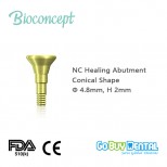 NC Healing Abutment., conical, Diameter 4.8, Height 2.0 