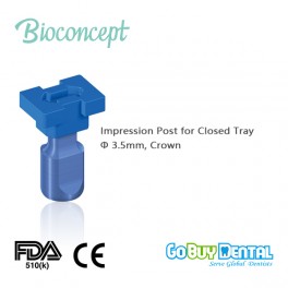 Impression post for closed tray, for screw-retained abutment, abutment level,Φ3.5mm(161730)