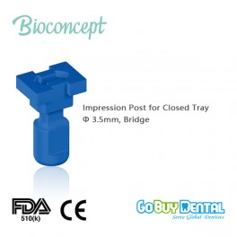 Impression Post for closed tray, for screw-retained abutment, abutment level,Φ3.5mm, non-engaging(161730N)