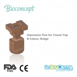 Impression Post for closed tray, for screw-retained abutment,abutment level,Φ4.6mm, non-engaging(162730N)