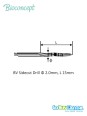 Bioconcept BV Sidecut Drill Φ 2.0mm, L 15mm
